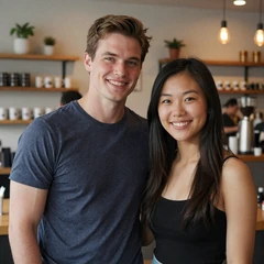 Bryan and Mei, a Seattle interracial couple who met locally on EInterracialDatingSites