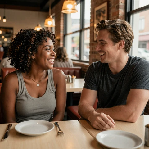 Bartly and Peace, married Brooklyn couple at their favorite diner