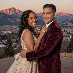 Latoya and Daniel, a Denver interracial couple who married after meeting on EInterracialDatingSites