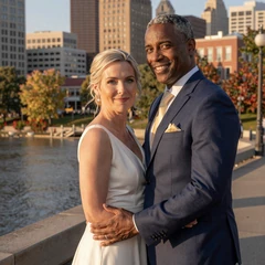Ulrika and Maurice, a Minneapolis interracial couple who married after meeting on EInterracialDatingSites
