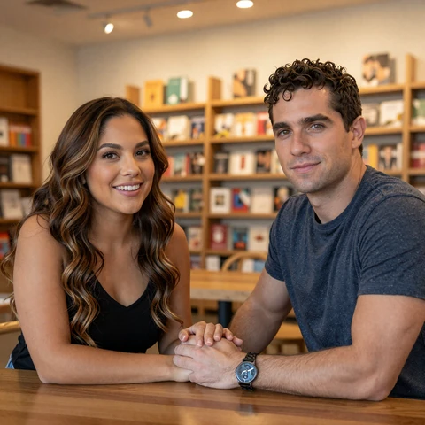 Danielle and Justin, married Charlotte couple who bonded over poetry
