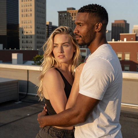 Ulrika and Maurice, an engaged long-distance interracial couple between Stockholm and Detroit